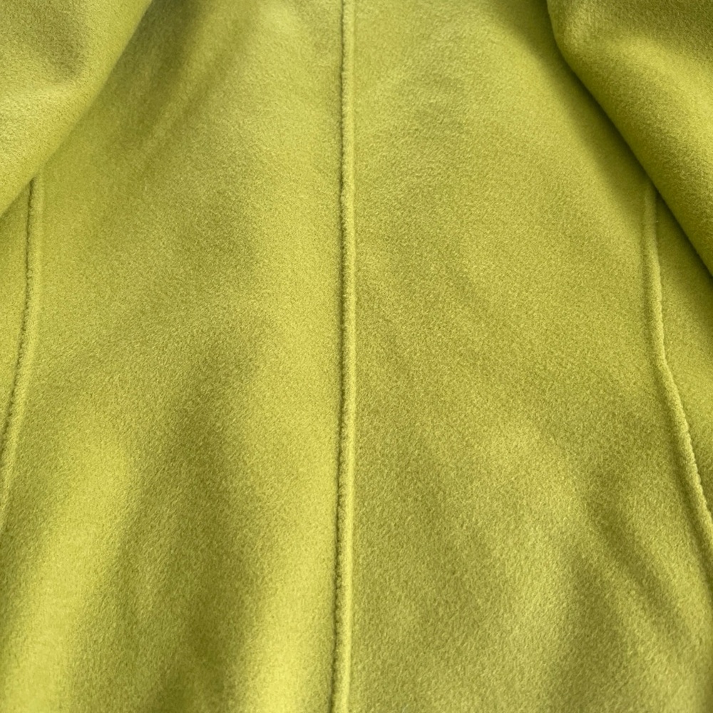 Talbots 100% Wool Open Front Blazer Jacket Sz 10 Avacado Green VTG Made In Korea - Picture 4 of 9